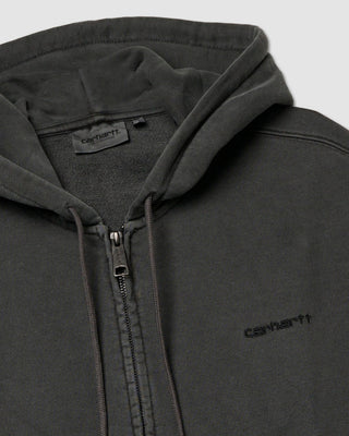 Carhartt WIP Hooded Duster Script Jacket Black