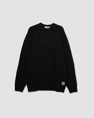 Carhartt WIP Anglistic Sweater Speckled Black
