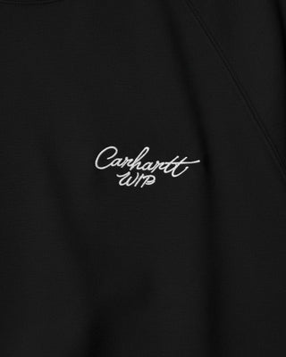 Carhartt WIP L/S Signature Rib T-Shirt  Black/White
