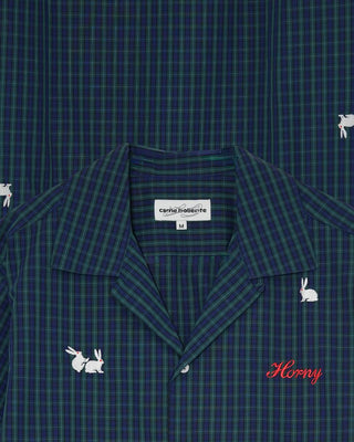 Carne Bollente Check Me Out Shirt Green Check