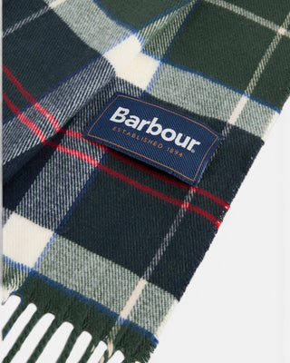 Barbour Galingale Tartan Scarf Evergreen