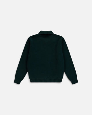 Arte Antwerp Cable Knit Zip Cardigan Green
