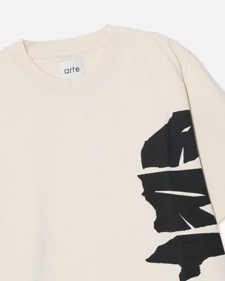 Arte Antwerp Side Logo T-Shirt Cream