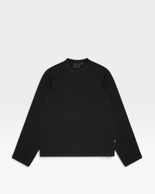 Rains Waffle Long Sleeve T-Shirt Rains Black