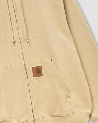 Carhartt WIP Hooded Eldon Sweat Jacket Dusty Hamilton Brown