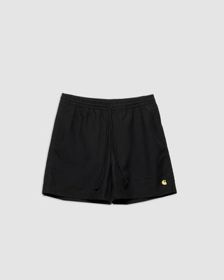 Carhartt WIP Chase Swim Trunks Black/Gold