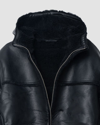 Arte Antwerp Shearling Jacket Black