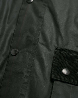 Barbour Icons Patch Bedale Wax Jacket Sage