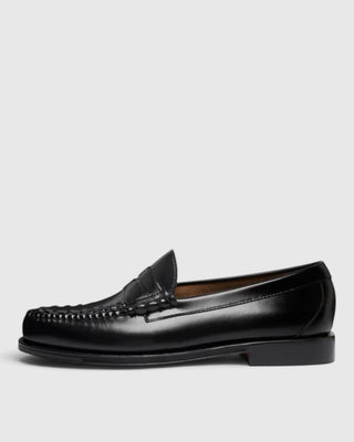 G.H. Bass Est.1876 Weejuns Larson Weave Loafers Black Leather
