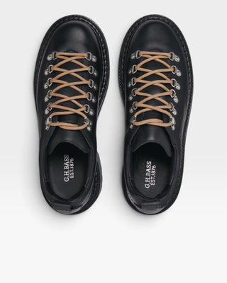 G.H. Bass Est.1876 Mason Hiker Lo Black Leather