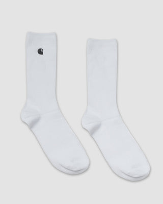 Carhartt WIP Madison Pack Socks White/Black + White/Black