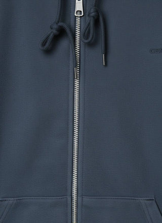 Carhartt WIP Hooded Benton Sweat Jacket Carbon Garment Dyed