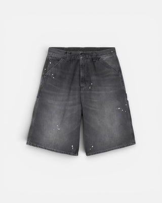Carhartt WIP OG Single Knee Short Black Destroy Wash Splatter