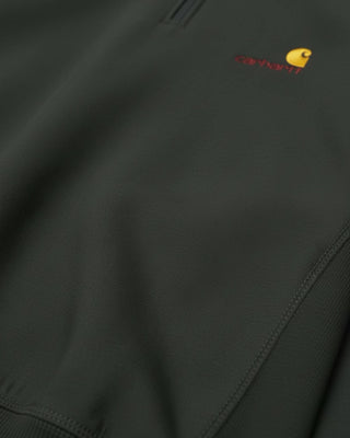 Carhartt WIP Half Zip American Script Sweatshirt Raven