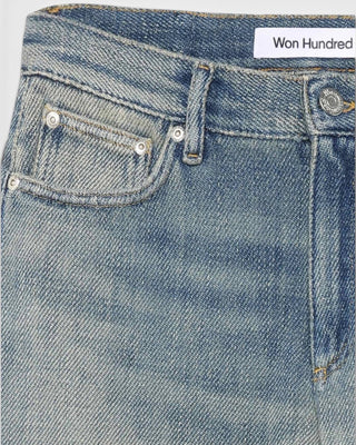 Won Hundred Case Denim Pants Sticky Blue