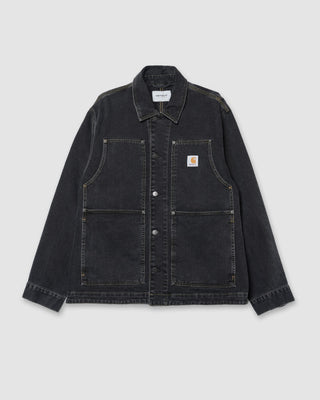 Carhartt WIP OG Double Front Jacket Black Stone Washed