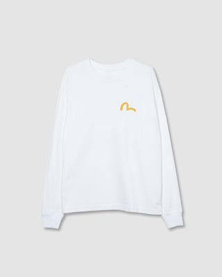 Evisu 50S Cars Long Sleeves Tee White