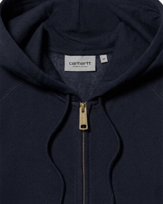 Carhartt WIP Hooded Chase Jacket Dark Navy/Gold
