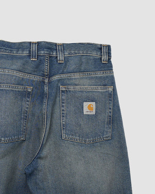 Carhartt WIP Brandon Pant Blue worn used wash
