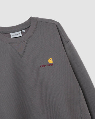 Carhartt WIP American Script Sweatshirt Porphyry