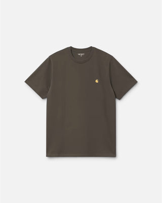 Carhartt WIP S/S Chase T-Shirt Shungite/Gold