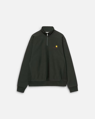 Carhartt WIP Half Zip American Script Sweatshirt Raven