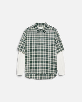 New Amsterdam Surf Association Double Layer Shirt Green/White