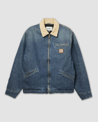 Carhartt WIP OG Detroit Jacket (Smith Denim) Blue/Dusty Hamilton Brown