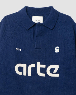 Arte Antwerp Football Knit Navy