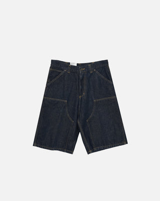 Carhartt WIP OG Double Knee Short Blue Rinsed