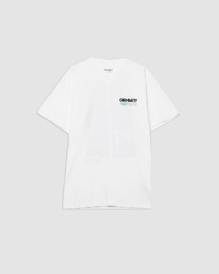 Carhartt Wip S/S Contact Sheet T-Shirt White