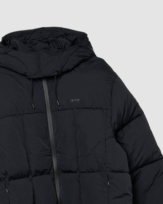 Arte Antwerp Special Cuts Puffer Jacket Black