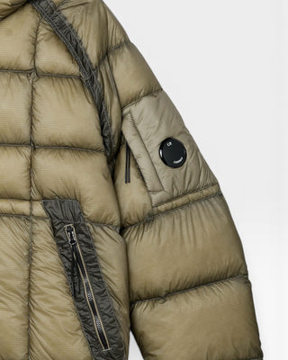 C.P. Company D.D. Shell Medium Jacket Hooded Puffer Jacket Fallen Rock