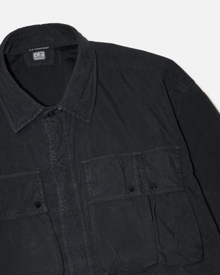C.P. Company Short Sleeve 50 Fili Shirt Black