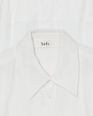 Sèfr Bobby Shirt Cumulus White