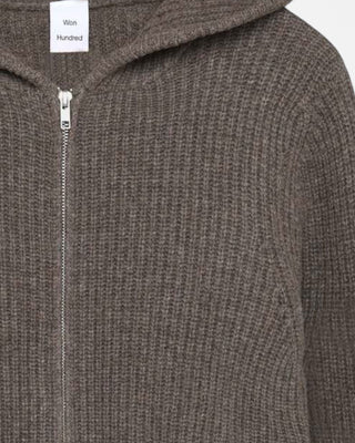 Won Hundred Glasgow Knit Hood M Major Brown