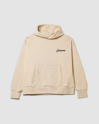 Garment Workshop Embroidered Hoodie Sabbia/Sand