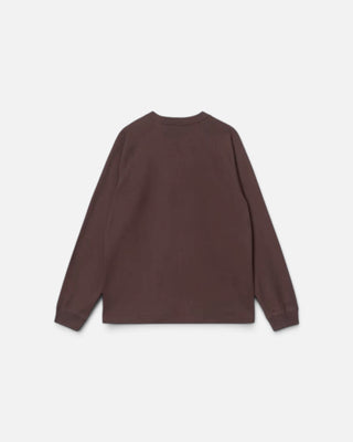 Carhartt WIP L/S Signature Rib T-Shirt  Palisander/Black