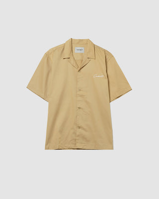 Carhartt WIP S/S Delray Shirt Bourbon/Wax