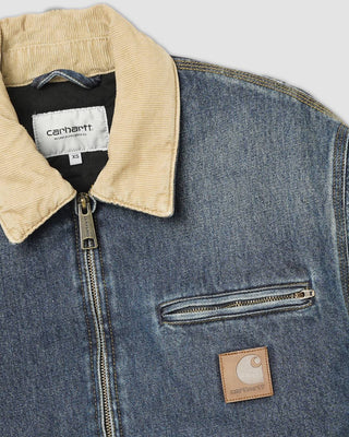 Carhartt WIP OG Detroit Jacket (Smith Denim) Blue/Dusty Hamilton Brown