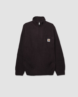 Carhartt WIP Detroit Half Zip Sweater Palisander