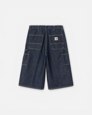 Carhartt WIP OG Double Knee Long Short Blue rinsed