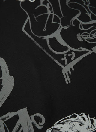 Evisu Ht Graffiti Aop Ss Tee Black