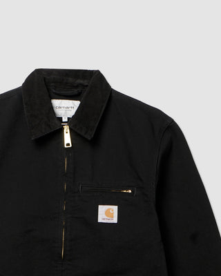 Carhartt WIP Detroit Jacket (Summer) Black/Black rinsed