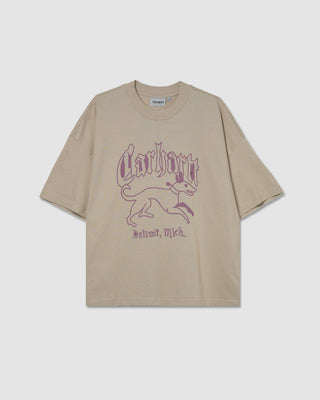 Carhartt WIP Hackwork T-Shirt Fleur De Sel heavy stone wash
