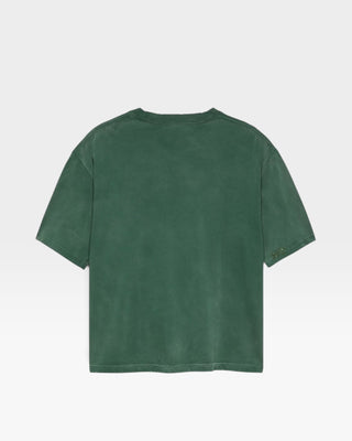 New Amsterdam Surf Association Worked Logo Tee Forest/White