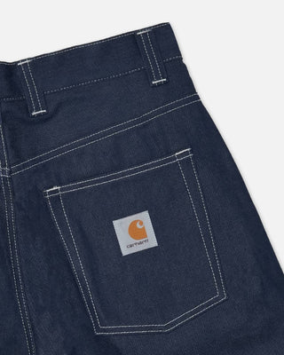 Carhartt WIP Brandon Short Blue rigid