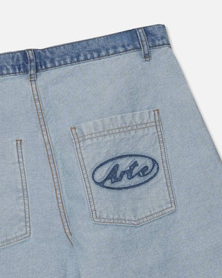 Arte Antwerp Denim Inside/Out Shorts Denim Bleached