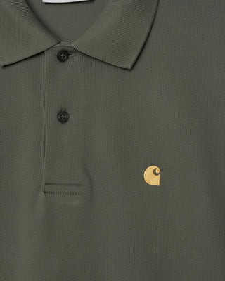 Carhartt WIP S/S Chase Pique Polo Leaf/Gold