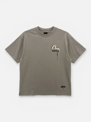 Evisu Ht Graffiti Printed Ss Tee Grey
